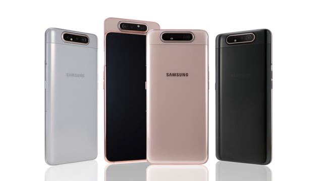 El nuevo Galaxy A80 de Samsung.