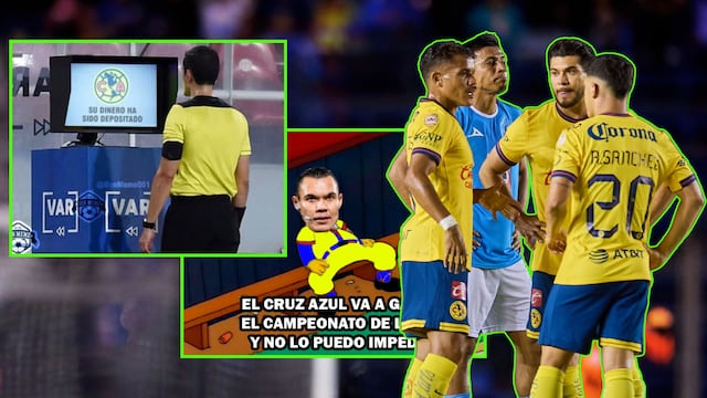 Memes Cruz Azul vs América.