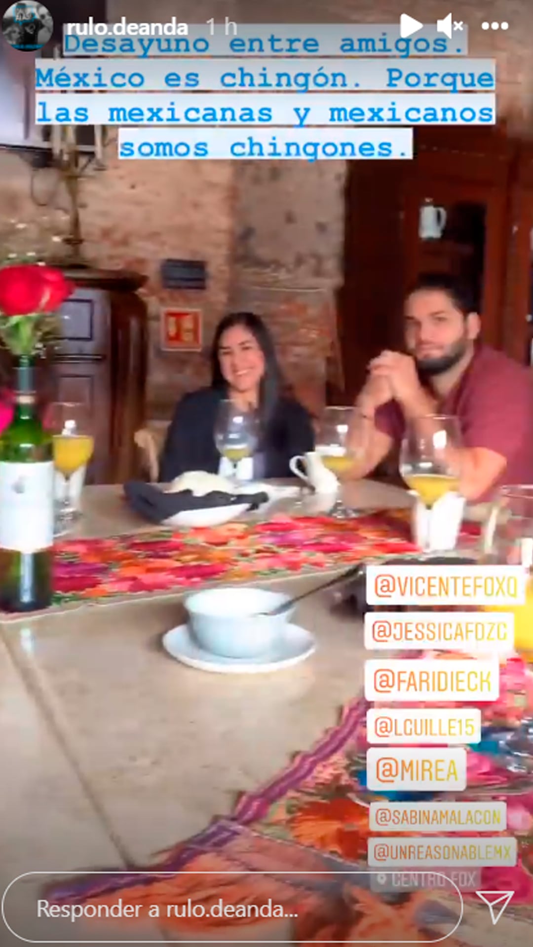 Captura de pantalla de Rulo de Anda/Instagram