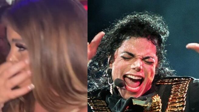 ¿Fobia a Michael Jackson? Así reacciona su amiga al ver a un imitador del cantante (VIDEO)