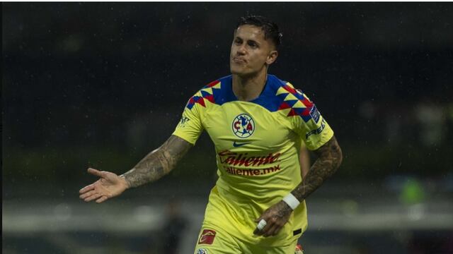 Brian Rogriguez con el Club América