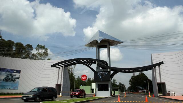 Base Aérea Militar de Santa Lucía, donde se construirá un nuevo aeropuerto en sustitución del de Texcoco.