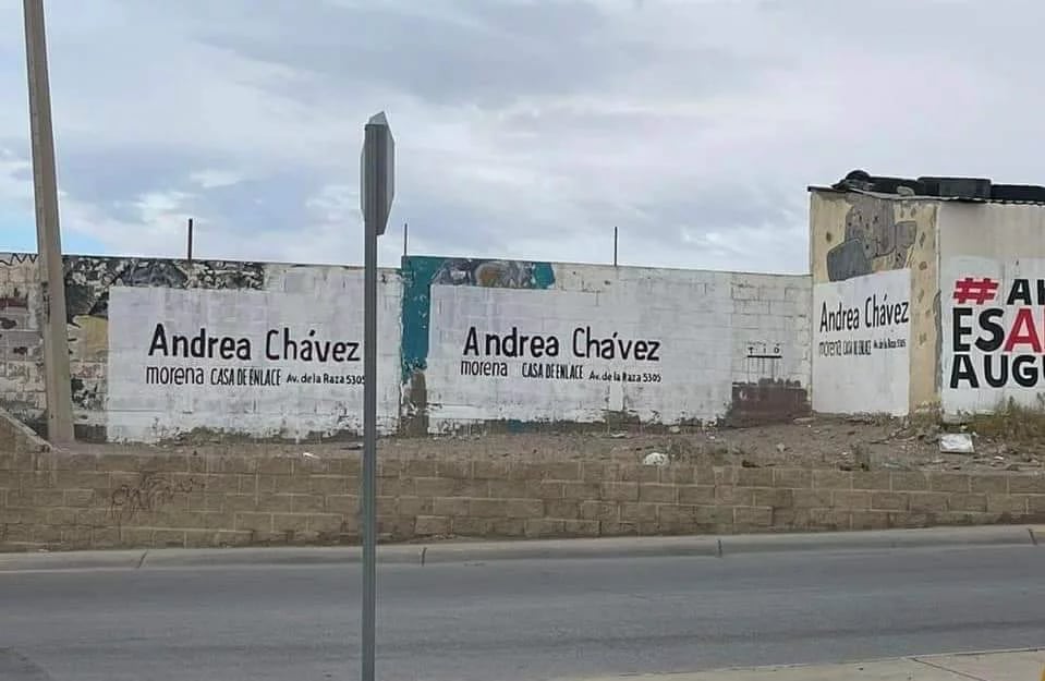 Propaganda de Andrea Chávez
