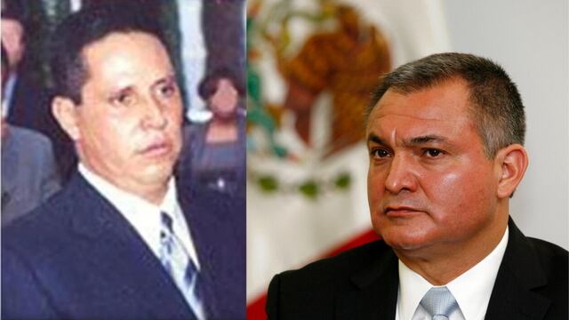 Tirso Martínez y Genaro García Luna