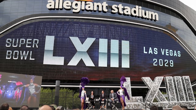 NFL confirma que el Super Bowl 2029 se jugará en Las Vegas.
