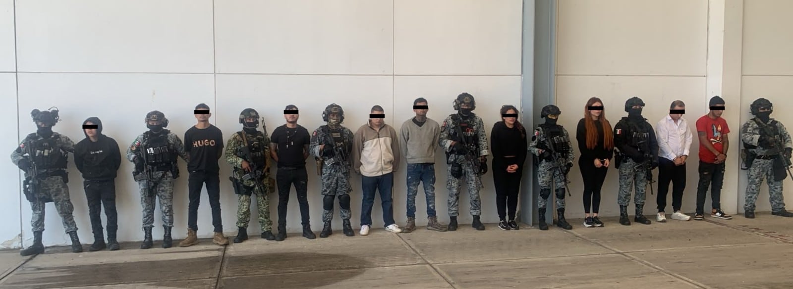 Detienen a 9 miembros de Los Guerreros en Michoacán