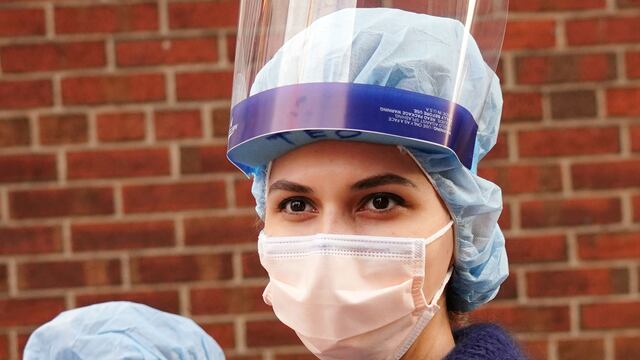 Personal de salud en Nueva York.