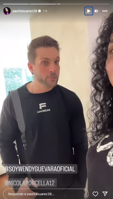 Paolita Suárez se queda sin cuenta de TikTok y Nicola Porcella cree saber la razón