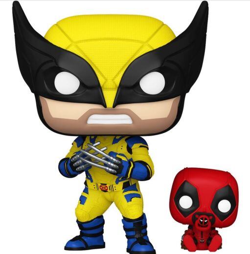 Deadpool & Wolverine with Babypool Funko Pop!