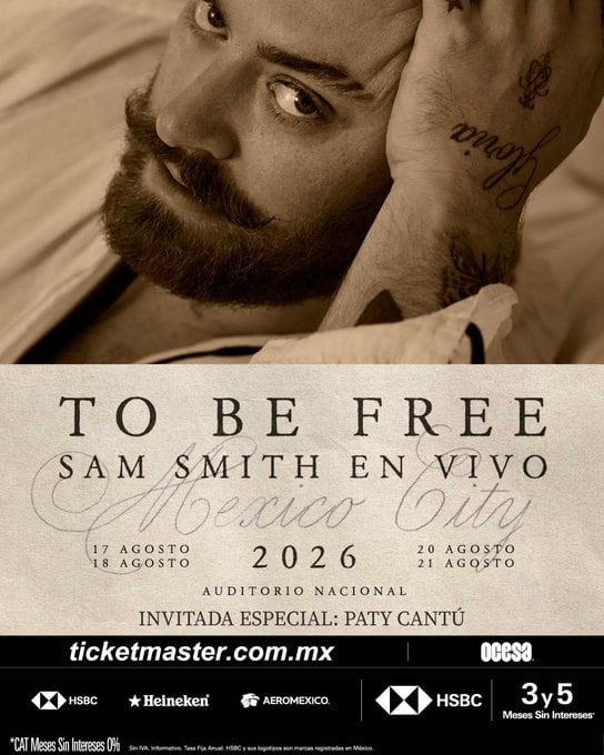 Paty Cantú abrirá la residencia de Sam Smith en el Auditorio Nacional