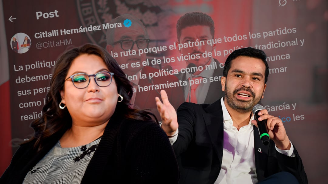 Citlalli Hernández confronta a Máynez por Rubén Rocha y Samuel García