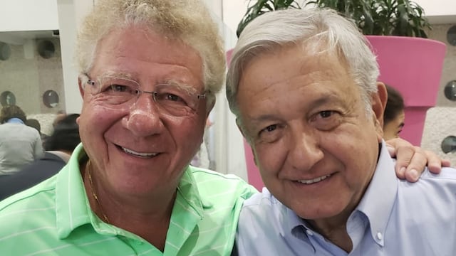AMLO y Carlos Alazraki