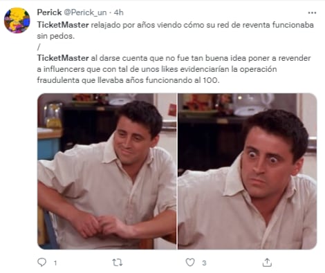 Meme por revendedora de boletos para el Corona Capital 2022