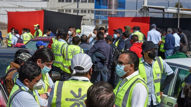Huelga en el Centro de Mantenimiento Interjet