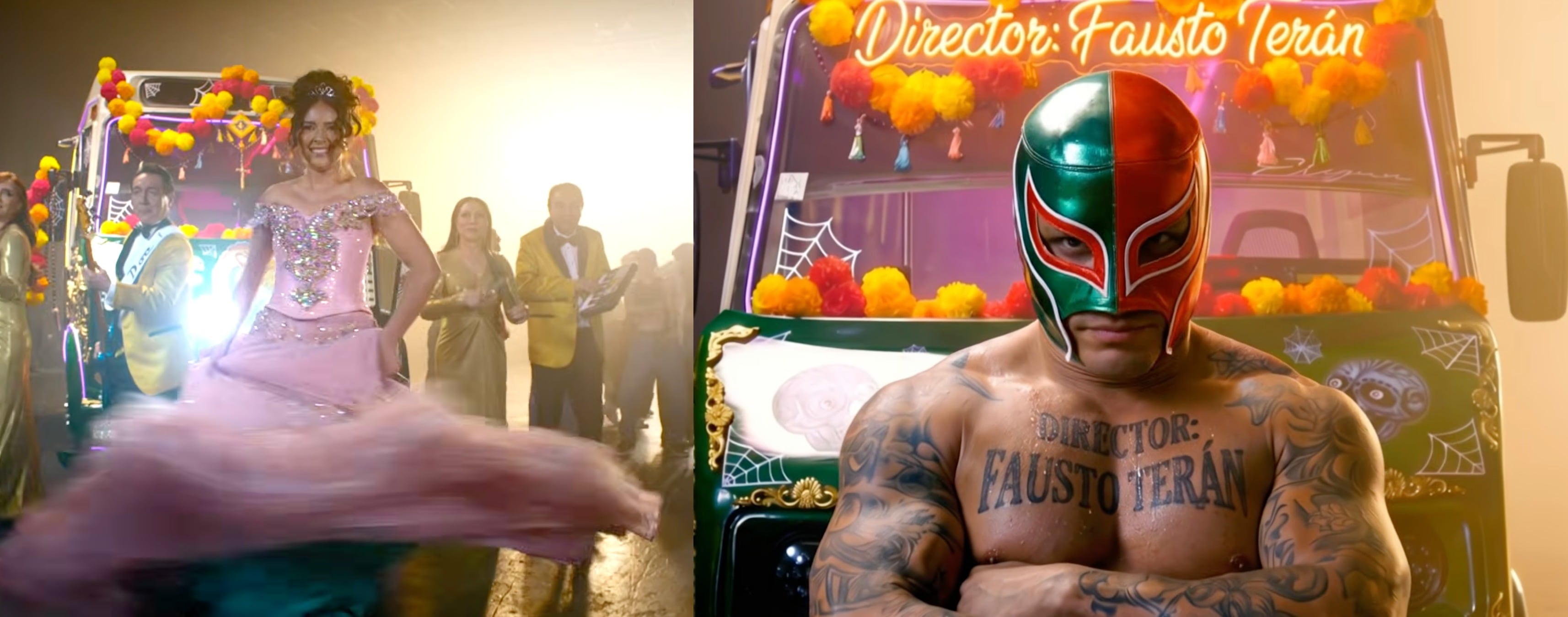 En el video de Por ella aparece una quinceañera y un luchador