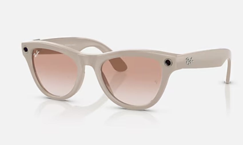 Los lentes Ray-Ban de Meta con inteligencia artificial