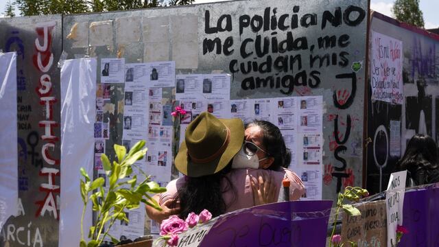Protesta contra los feminicidios