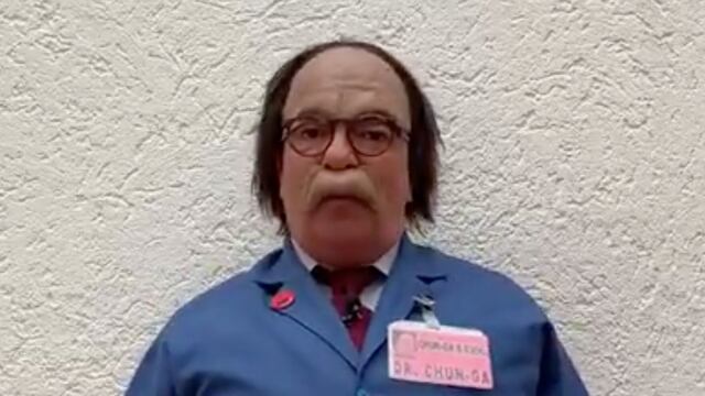 El Dr. Chunga invita a quedarse en casa