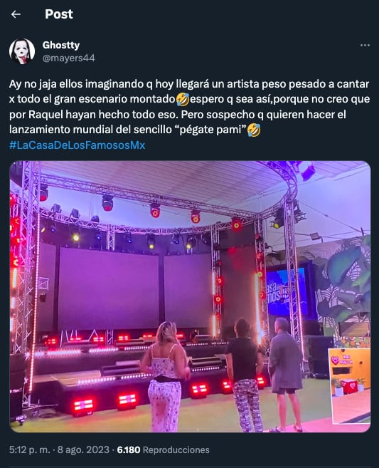 Memes por la noticia de Raquel Bigorra cantando en La casa de lo Famosos México