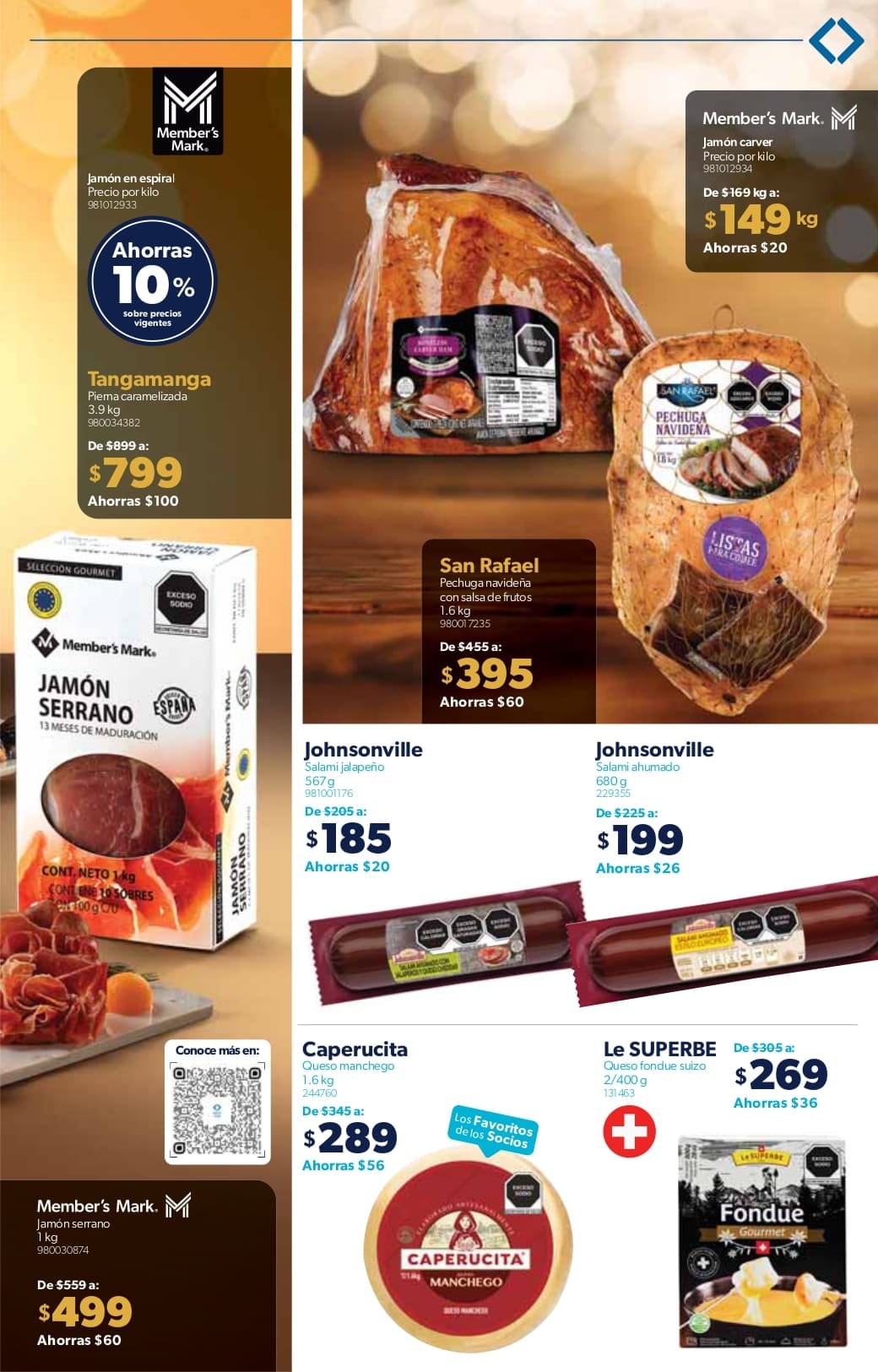 Ofertas de Folleto cuponera Sam’s Club Navidad y Año Nuevo