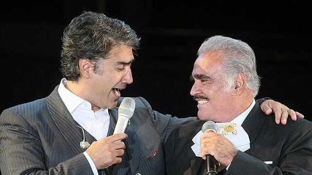 Vicente Fernández y Alejandro Fernández
