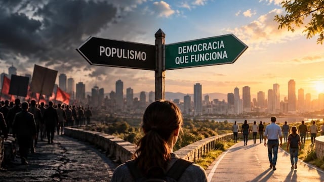 Populismo y la democracia que funciona. Foto: Javier Treviño