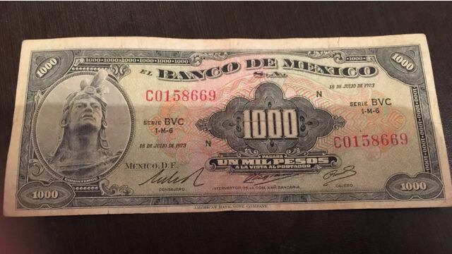 Billete antiguo