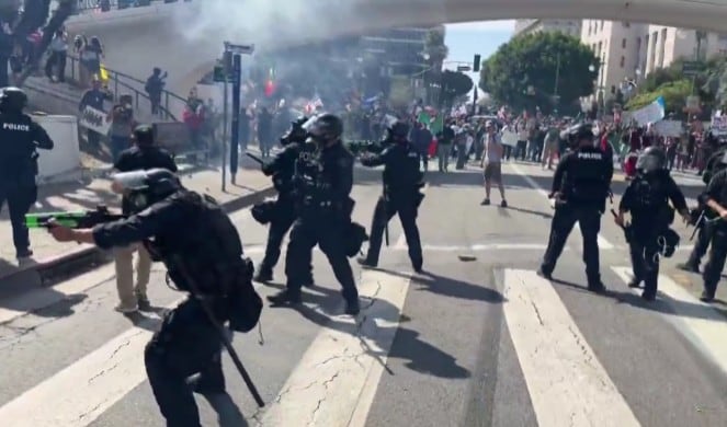 Protestas en Los Ángeles escalan
