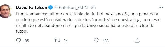 David Faitelson sobre Pumas