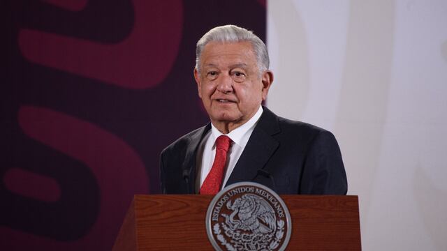 AMLO en su conferencia mañanera