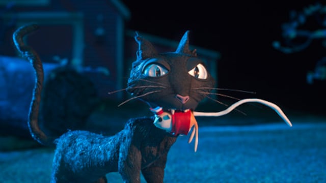 El gato de Coraline ¿tiene nombre?