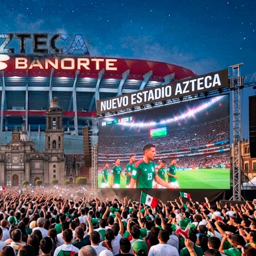 Zócalo, nuevo Estadio Azteca; Carlos Hank y Banorte perderán por goleada