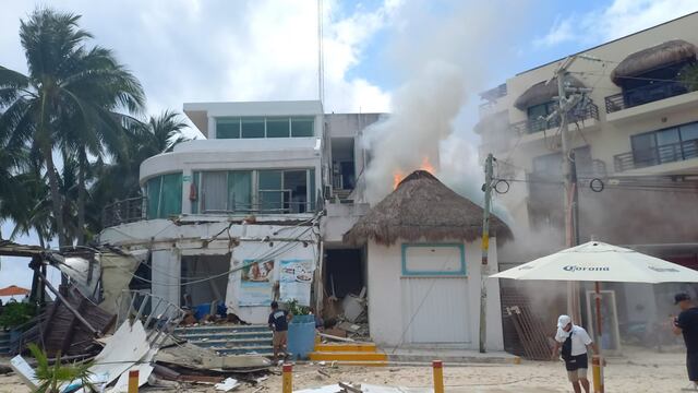 Explosión restaurante de Playa Mamitas