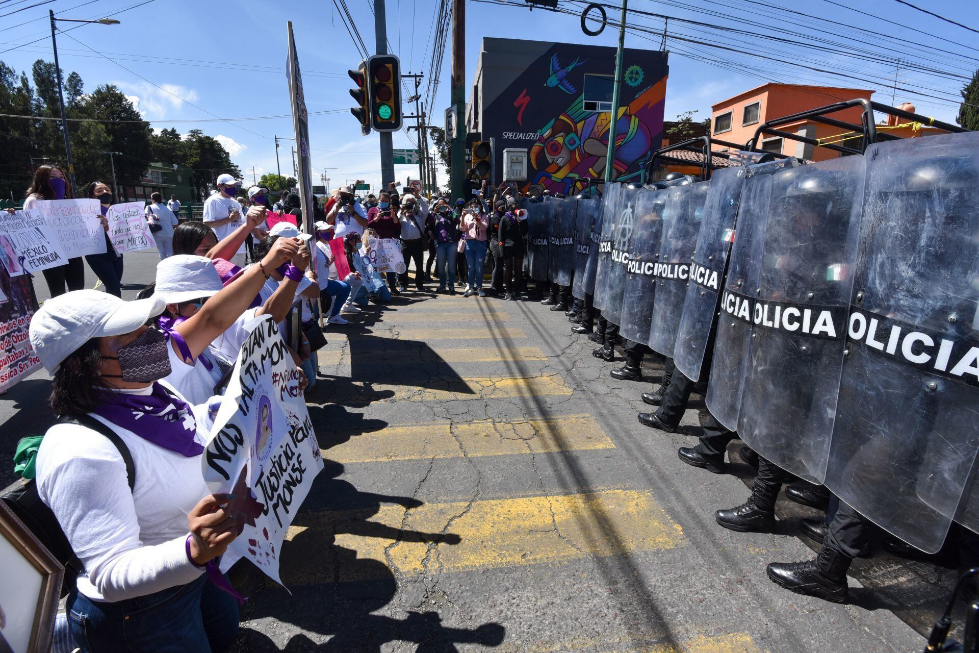 Marcha 8M en Toluca