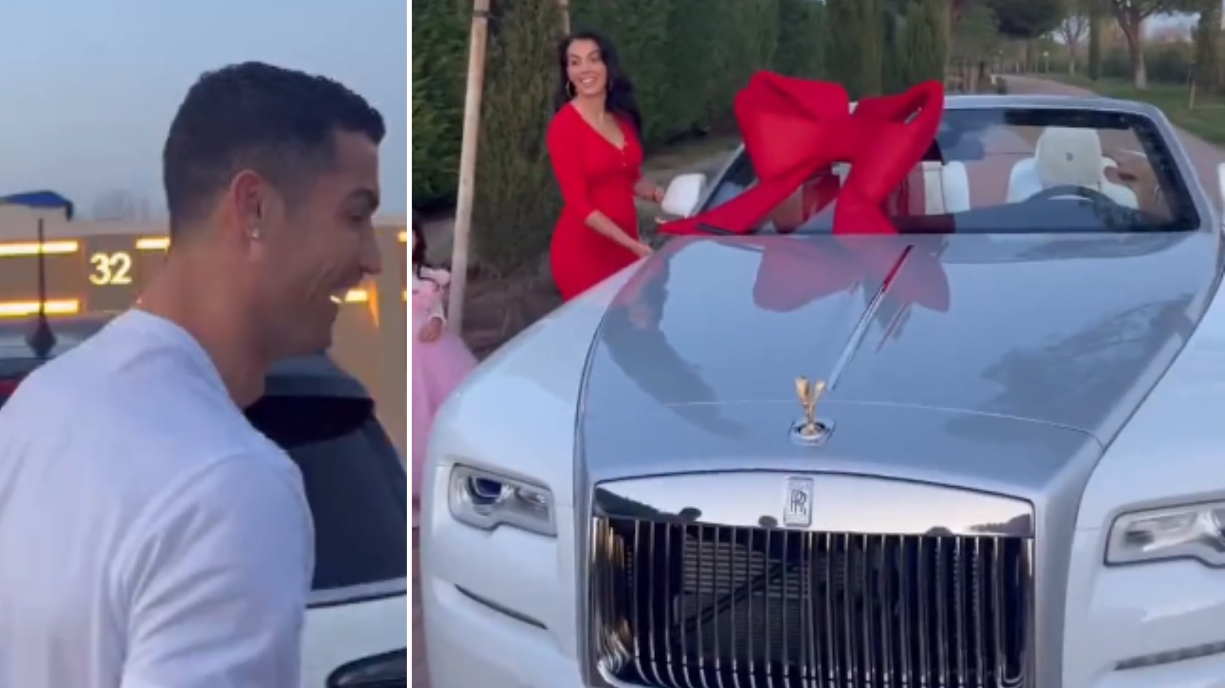 VIDEO: Georgina Rodríguez regala un Rolls-Royce a Cristiano Ronaldo; vale más de 6 millones