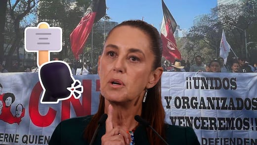 CNTE rechaza mesas de diálogo y pide reunión directa con Sheinbaum