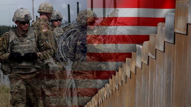 Estados Unidos desplegará más de 600 militares en frontera con México