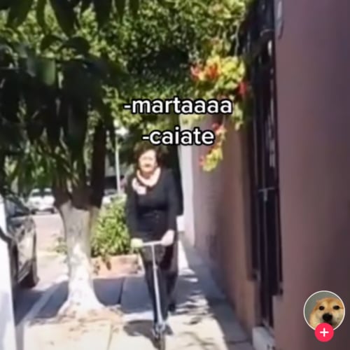 Abuelita cae del patín del diablo