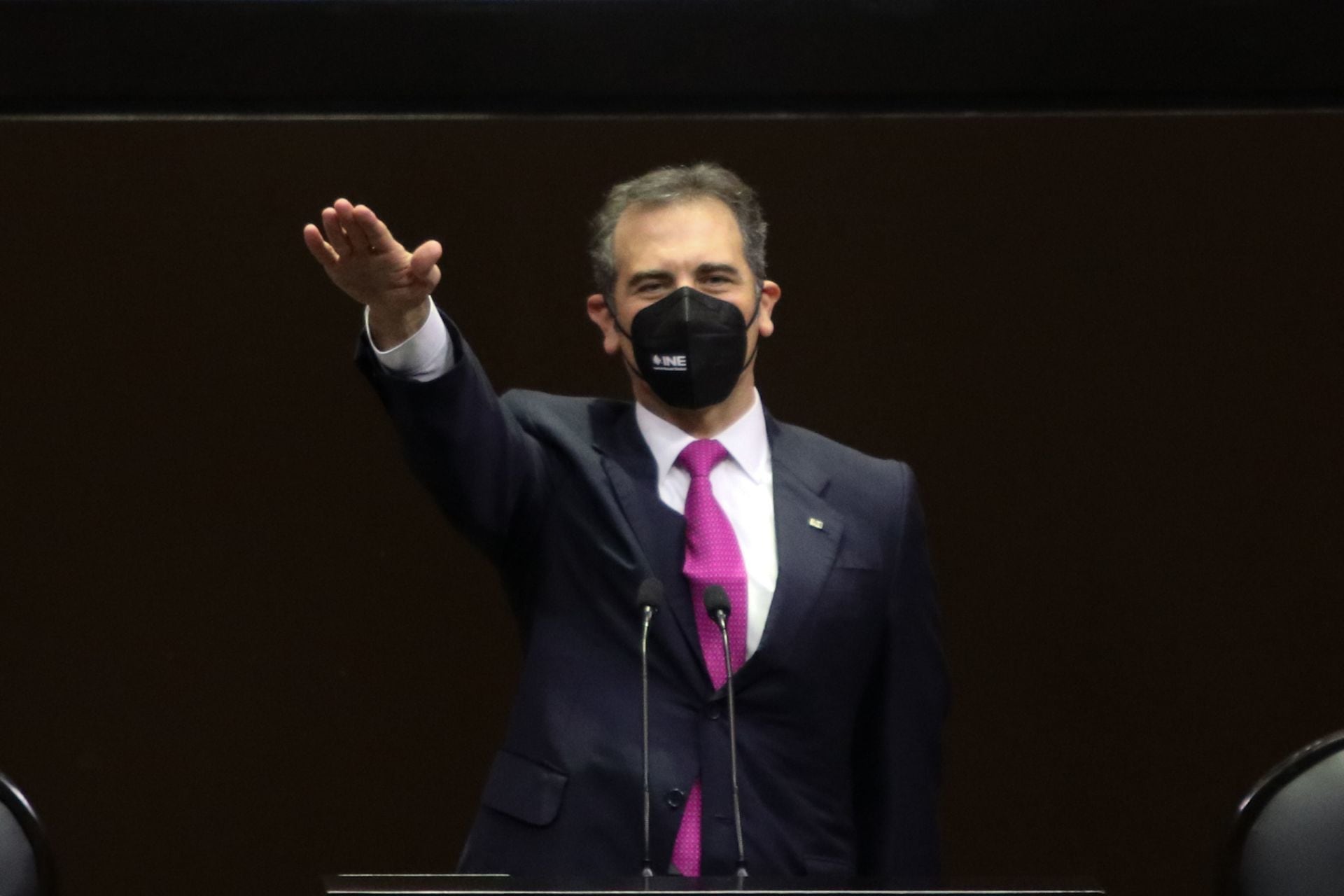Lorenzo Córdova en la Cámara de Diputados