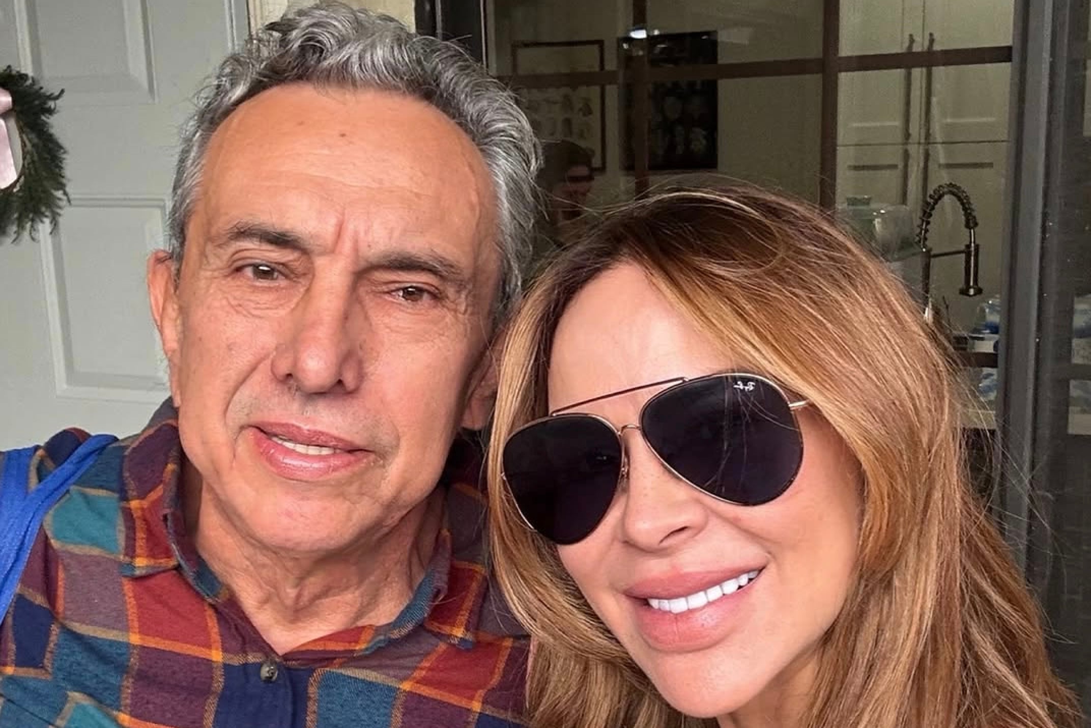 Aylín Mujica y su papá, Francisco Mujica