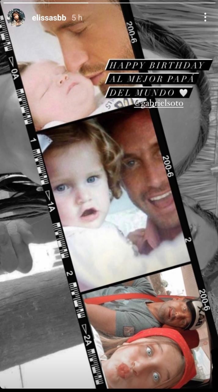 Elissa Marie felicita a Gabriel Soto