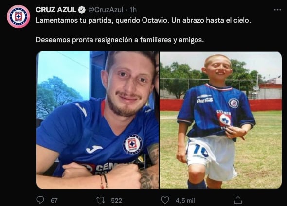 Octavio Ocaña 'Benito' era gran aficionado de Cruz Azul