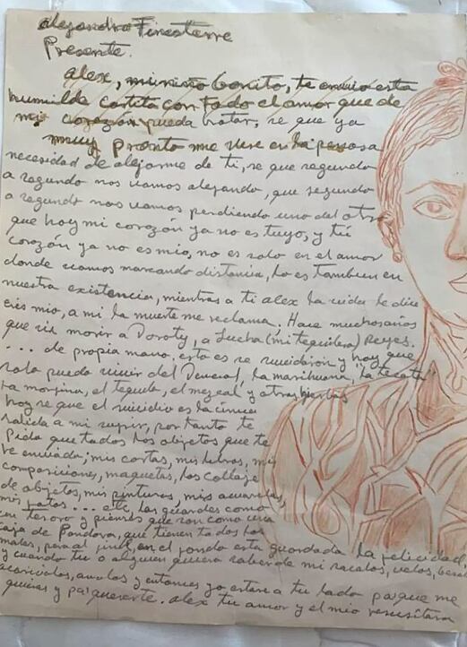 Cartas de Frida Kahlo a Alejandro Finisterre