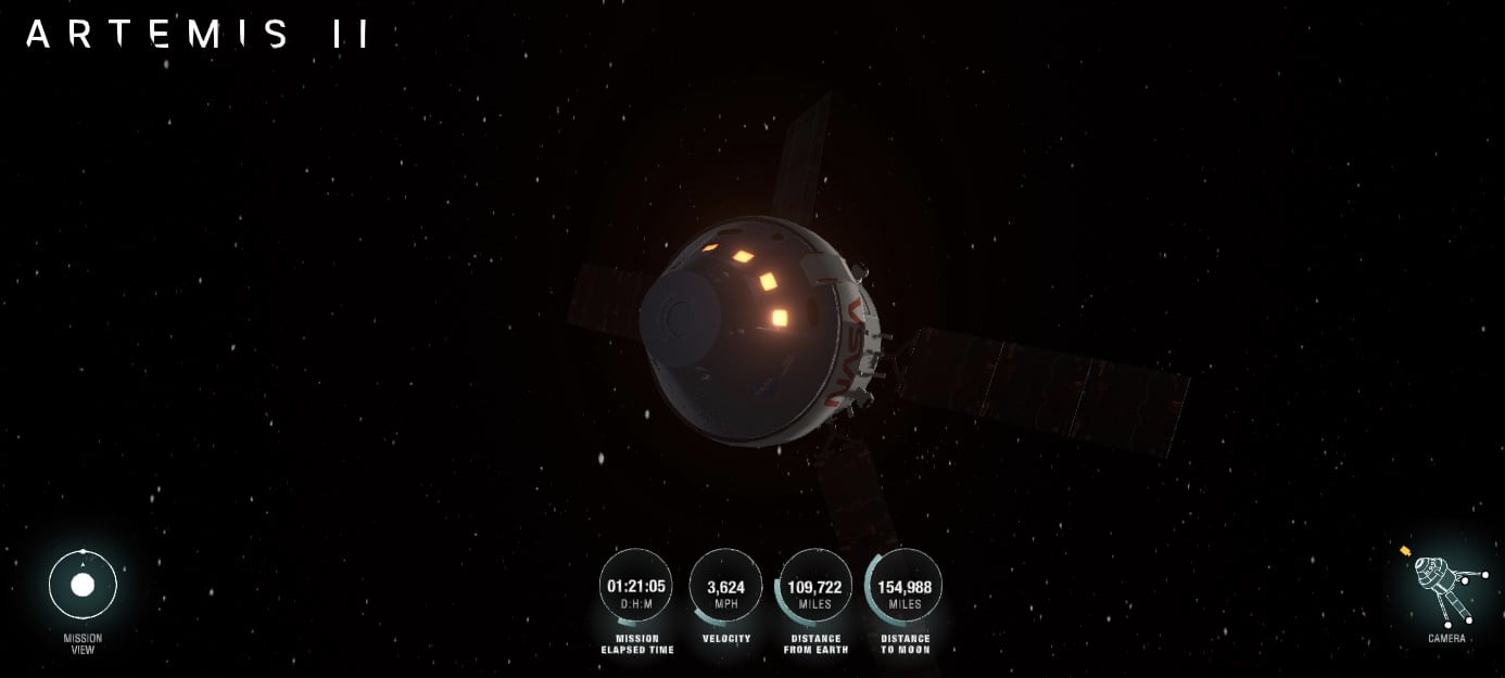Así puedes seguir la misión Artemis II a la Luna en tiempo real