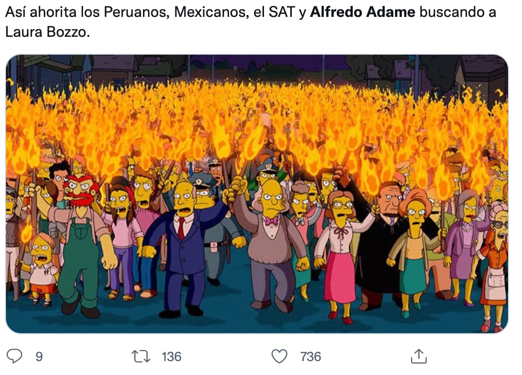Meme de Alfredo Adame y Laura Bozzo