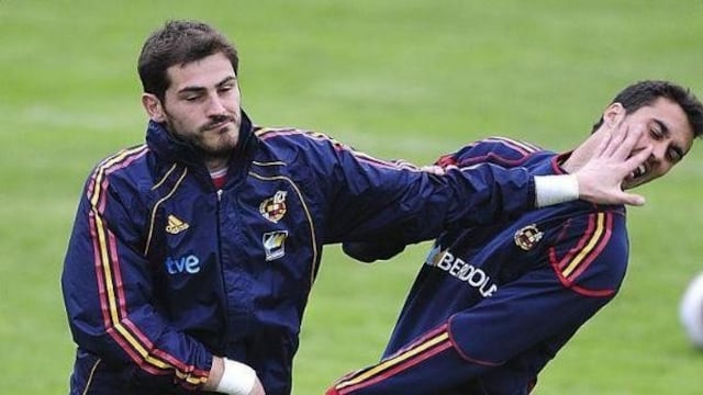 Iker Casillas llama "cono" a su compañero Álvaro Arbeloa