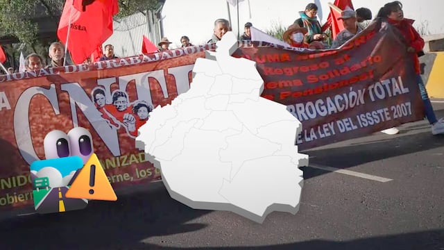 Ruta de la marcha de la CNTE en CDMX: calles afectadas antes del paro de 72 horas