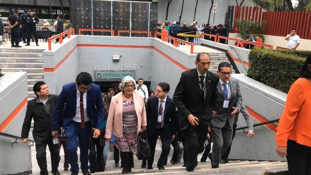 Graciela Márquez también utilizó este acceso