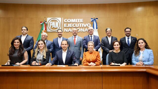 Legisladores del PAN cierran filas con Marko Cortés