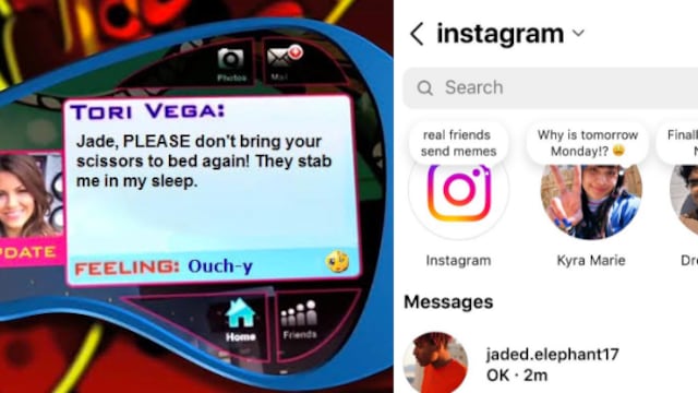 Instagram y sus notas recuerdan a Tori Vega y a Victorious